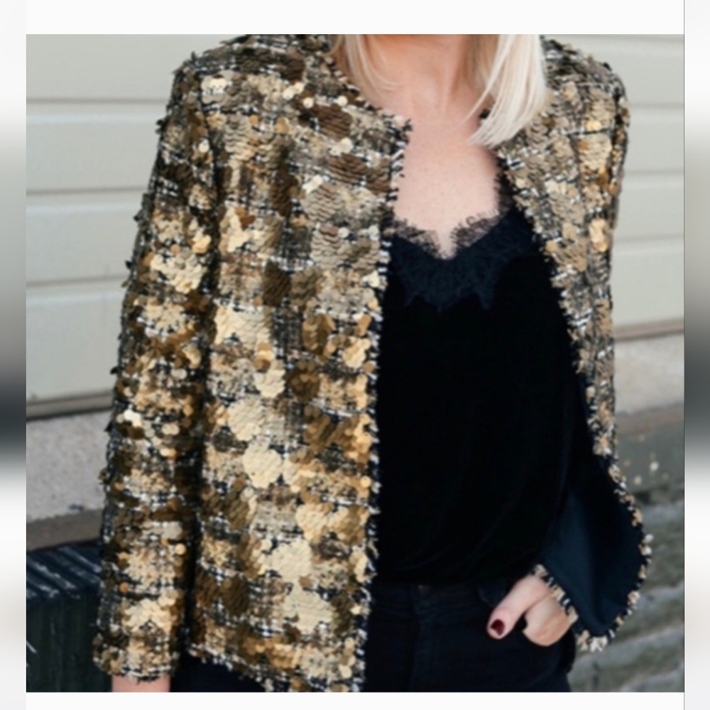 Zara Woman sequined jacket - never worn